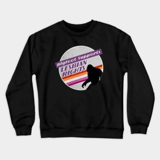 Lesbian Pride Bigfoot Crewneck Sweatshirt